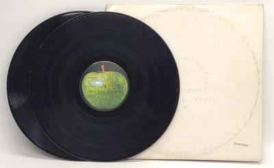 Sale Photo Thumbnail #187: 1968 The Beatles White Album Record w/ Poster