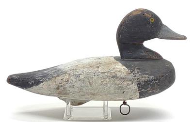 Sale Photo Thumbnail #418: Antique Upper Bay MD Bluebill Duck Decoy