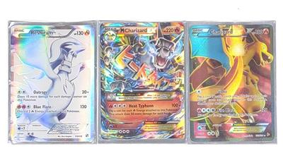 Sale Photo Thumbnail #183: (3) Ultra Rare Holographic Pokemon Cards