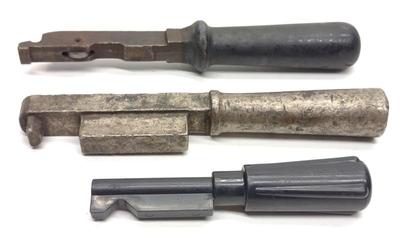 Sale Photo Thumbnail #399: (3) Train Railroad Locomotive Control Handles