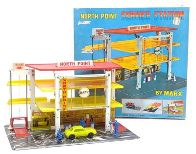 Sale Photo Thumbnail #258: Marx North Point Service Station Toy w/ Box