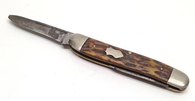 Sale Photo Thumbnail #256: Antique Hollingsworth Two Blade Folding Knife