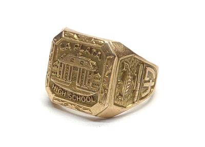 Sale Photo Thumbnail #203: 10K Yellow Gold La Plata HS Class Ring (sz 5.25)