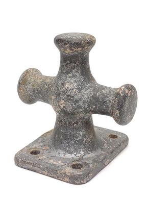 Sale Photo Thumbnail #463: Cast Iron Ship Mooring Bollard / Cleat / Bitt