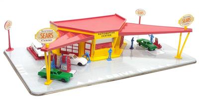 Sale Photo Thumbnail #219: Vintage Marx Sears Automotive Service Center Toy