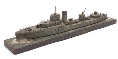 Sale Photo Thumbnail #105: 18" WWII HMAS Nestor G02 Destroyer Ship Model