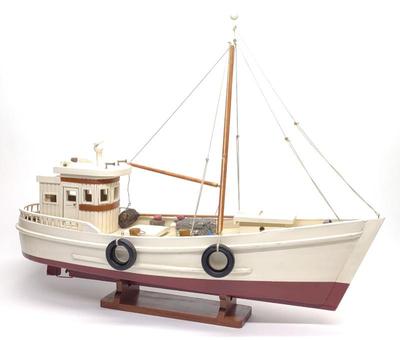 Sale Photo Thumbnail #462: Chesapeake Bay Oyster Buy-Boat Scale Model Ship