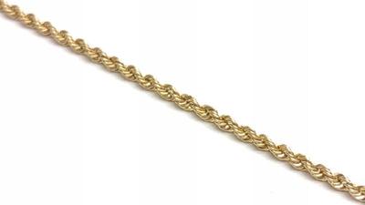 Sale Photo Thumbnail #78: 14K Yellow Gold Twist Rope Chain Necklace 24"