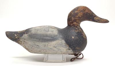 Sale Photo Thumbnail #421: Pratt Factory Canvasback Drake Duck Decoy