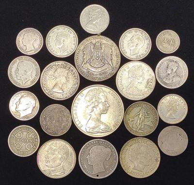 Sale Photo Thumbnail #344: (20) Foreign Silver Coins