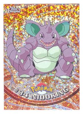 Sale Photo Thumbnail #19: Topps Sparkle Chrome #34 Nidoking Pokemon Card