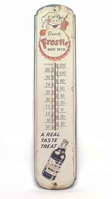 Sale Photo Thumbnail #208: Drink Frostie Root Beer Advertising Thermometer