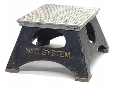Sale Photo Thumbnail #315: NYC System Railroad Conductors Step Box / Stool