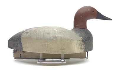 Sale Photo Thumbnail #337: Midwest Bobtail Canvasback Drake Duck Decoy
