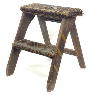 Sale Photo Thumbnail #318: Antique Railroad Pullman Porter's Step Ladder