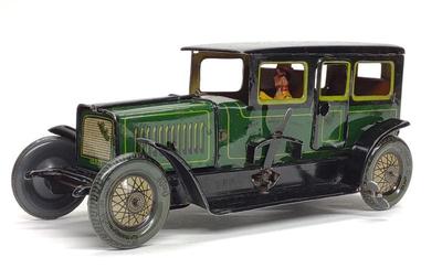 Sale Photo Thumbnail #10: German Moko Piston Action Limousine Tin Windup Car