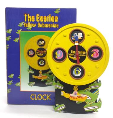 Sale Photo Thumbnail #142: 1999 Subafilms The Beatles Yellow Submarine Clock