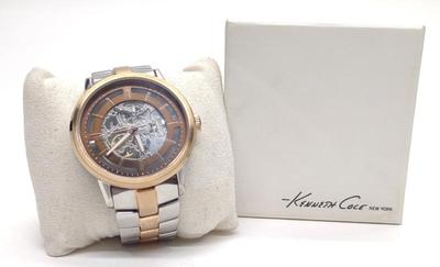 Sale Photo Thumbnail #287: Kenneth Cole Mens Automatic Skeleton Watch (Works)