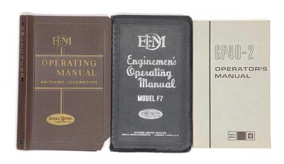 Sale Photo Thumbnail #423: (3) Railroad Diesel Locomotive Operating Manuals
