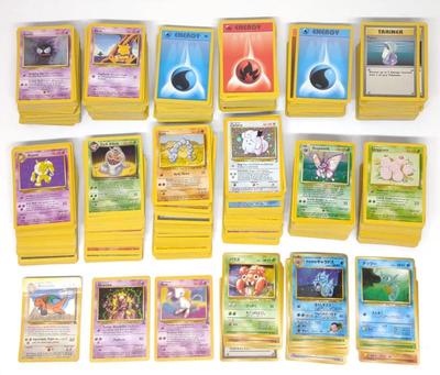 Sale Photo Thumbnail #198: Large Lot of 1999-2000 Pokemon Trading Cards