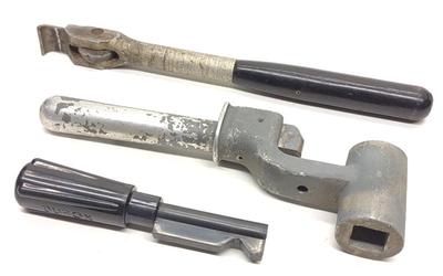 Sale Photo Thumbnail #393: 3 Railroad Locomotive Train Brake Handles/Reverser
