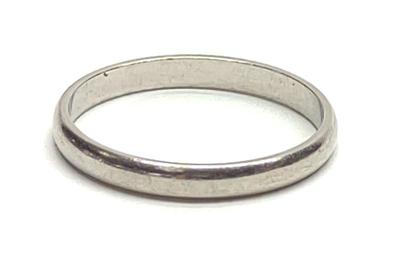 Sale Photo Thumbnail #263: Palladium Wedding Band Ring (sz 5)