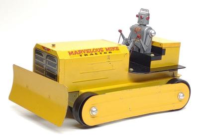 Sale Photo Thumbnail #48: Saunders Marvelous Mike Robot Tractor Batt. Op Toy