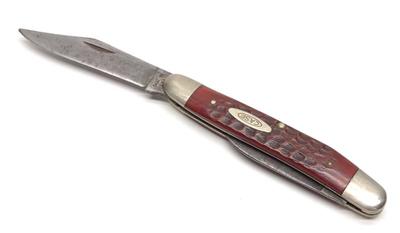 Sale Photo Thumbnail #259: Case XX 06247 9 Dot Serpentine Redbone Pen Knife