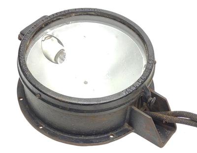 Sale Photo Thumbnail #339: Vintage Crouse Hinds Trolley Headlight (Works)