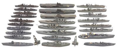 Sale Photo Thumbnail #99: (26) WWII US Navy Recognition Ships w/ 2 cannons