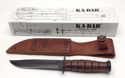 Sale Photo Thumbnail #274: Ka-Bar USMC Fixed Blade Combat Knife w/ Box