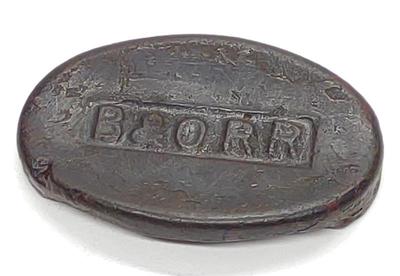 Sale Photo Thumbnail #303: B&O Railroad Cast Iron Paper Weight