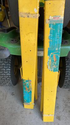 Adjustable Height Metal Sawhorses