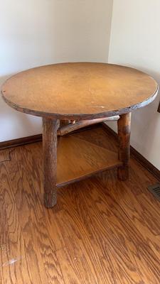 Live Edge Wood Side Table