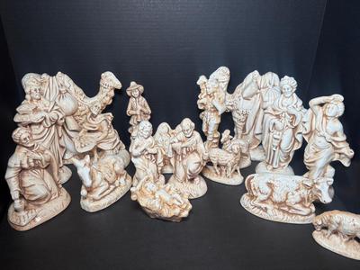 Large Ceramic “Crèche” Nativity Scene