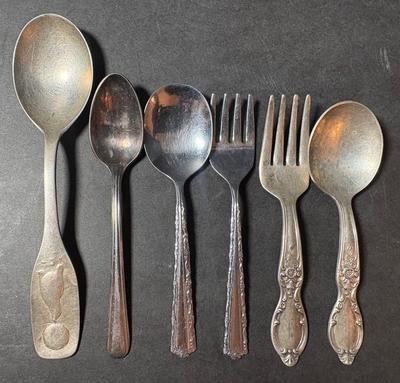 ALP Hopeakeskus Oy, Finland Spoon, Teaspoon From Hotel Astor & Baby Flatware Sets