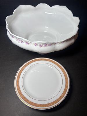 Vintage Onondaga Pottery Company Bowl & Plates