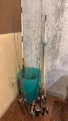 Vintage Fishing Poles & Reels