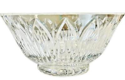 Waterford Marquis Cut Crystal Bowl - Signed On Base