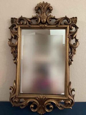 Ornate wall mirror