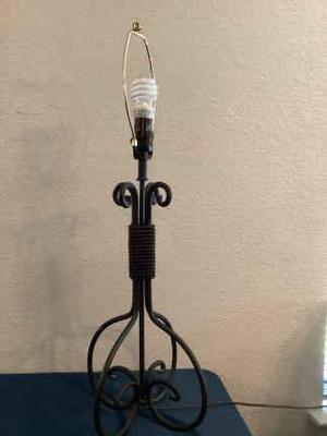 Iron table lamp