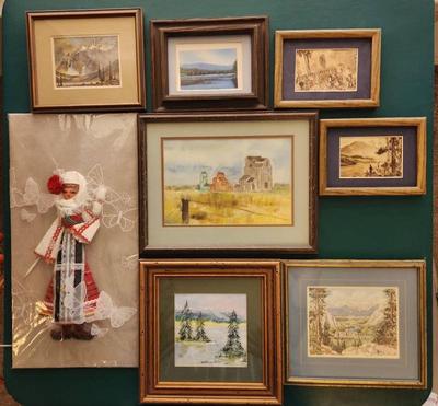 8 framed art wooden frames for wall