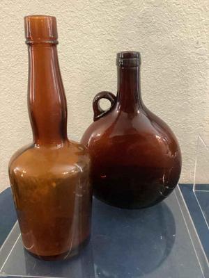 Collectibles glass bottles