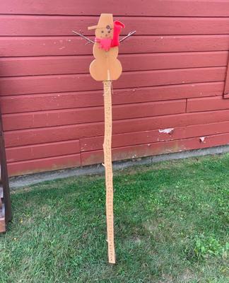 Sale Photo Thumbnail #236: Norfolk snow gauge, measures to 4 ft.