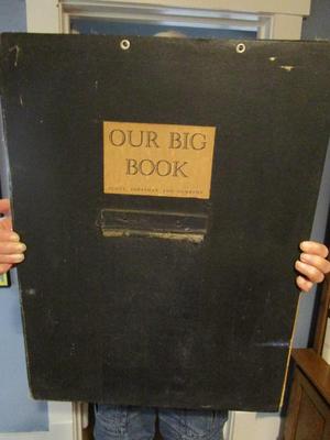 Sale Photo Thumbnail #63: Dick and Jane Big Book - This vintage educational reader was published by Scott, Foresman and Company.  Likely 1940’s-1960’s.   The Big Book version was often teacher’s editions and popular.  Large format pages were designed for classroom display.  