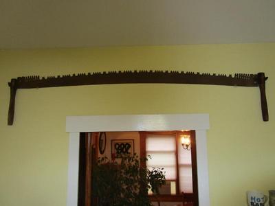 Sale Photo Thumbnail #53: Lumberjack saw.
