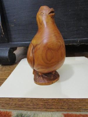 Sale Photo Thumbnail #83: Hand carved wooden quail