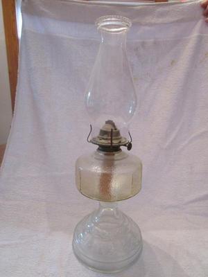Sale Photo Thumbnail #88: Hurricane lamp with wick.