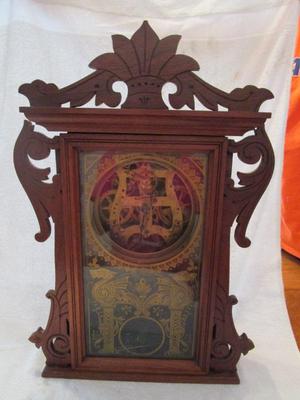 Sale Photo Thumbnail #23: Mantle Clock - Seth Thomas, USA, Wood, Probably parts only.