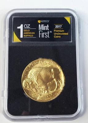 1 oz gold american buffalo uncirculated 2017 $50 coin